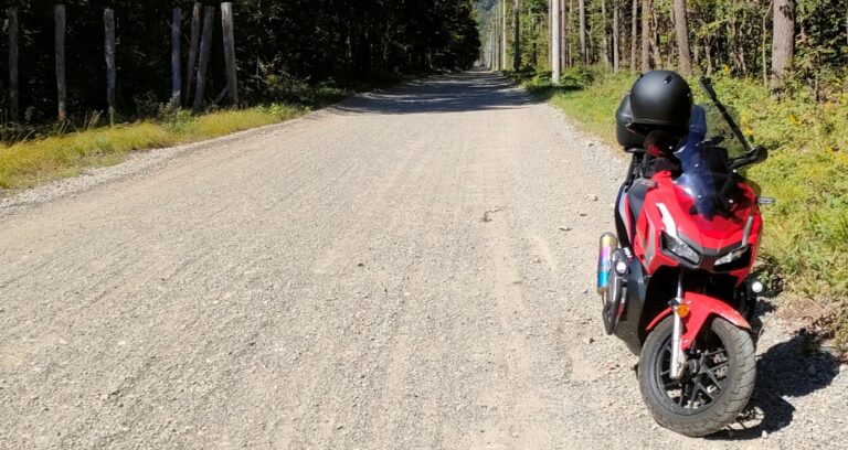 万沢林道を走った(群馬県中之条町)│ワイバイクADV150