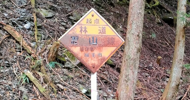 林道忍山線を走った(群馬県桐生市)│ワイバイクADV150